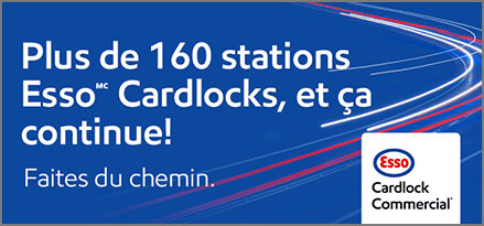 Image de plus de 160 stations Esso Cardlocks, et ça continue!