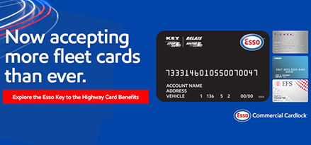 blue image with credit cards and text